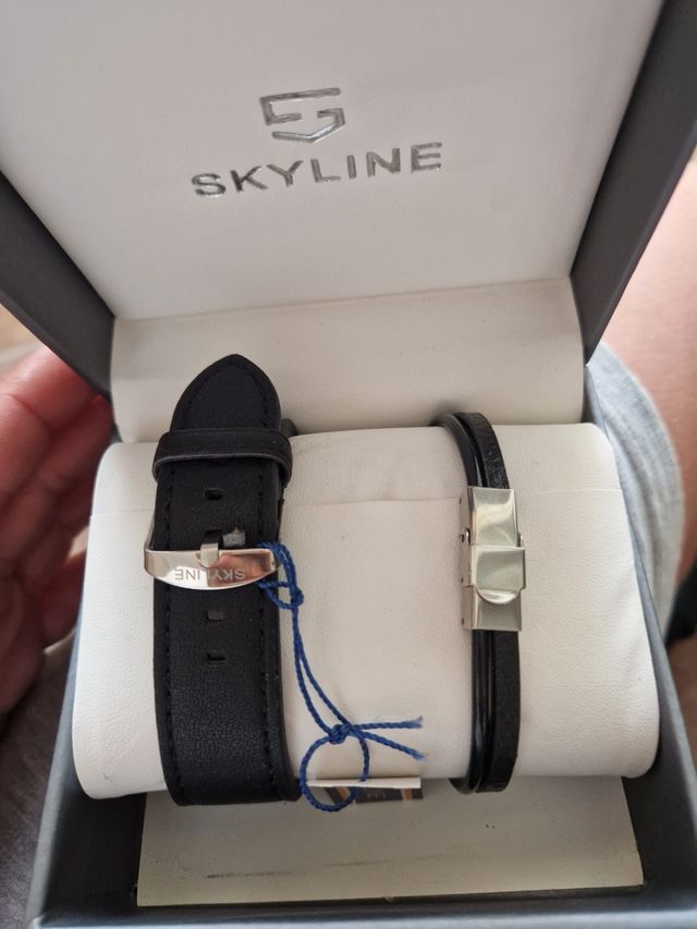 reloj y pulsera skyline hombre