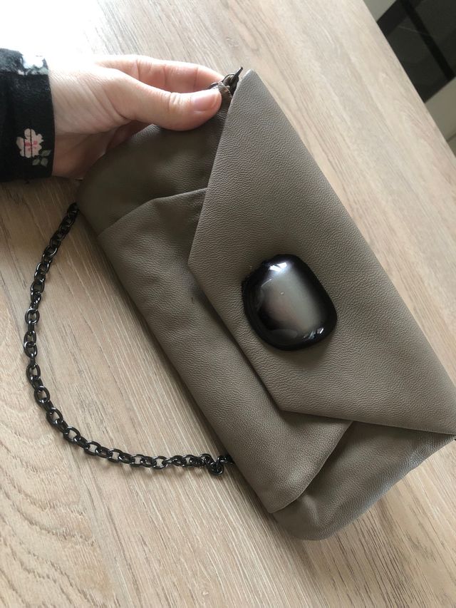 Pochette grigio fumo
