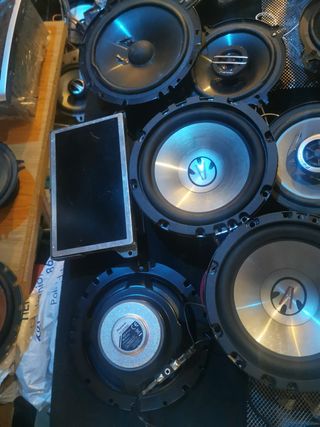 lote alpine 113 bt y altavoces 17 pioneer, 80 €