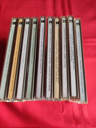 Lote 10 CDs "Maestros de la música". 