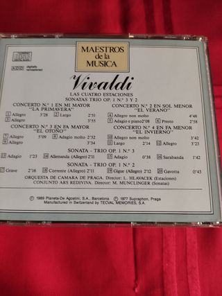 Lote 10 CDs "Maestros de la música". 