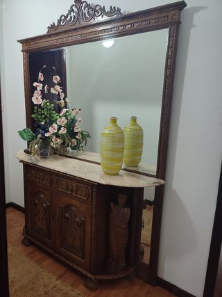 móvel de entrada com espelho em ótimas condições