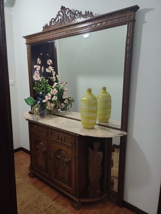 móvel de entrada com espelho em ótimas condições