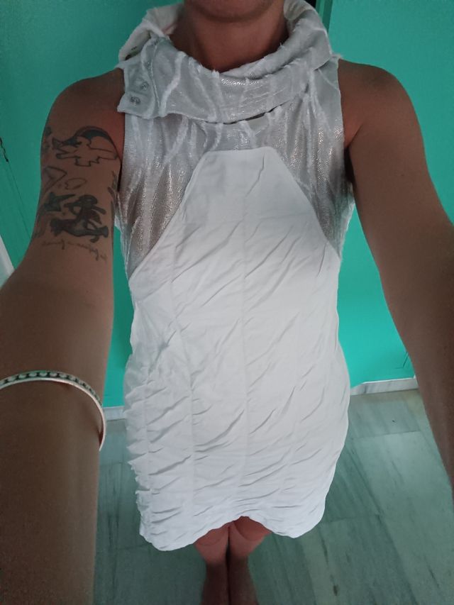 Vestido espacial Custo Barcelona