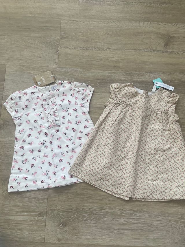 Dos vestidos bebé 6 meses ESTRENAR