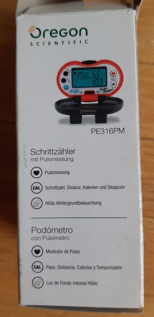 Podómetro con pulsómetro