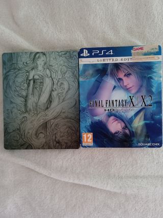 Final fantasy X X-2 HD remaster límited steelbook