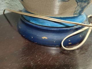 tibor pareja de tibores lámpara cerámica vintage