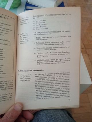 Principios de Biología celular.