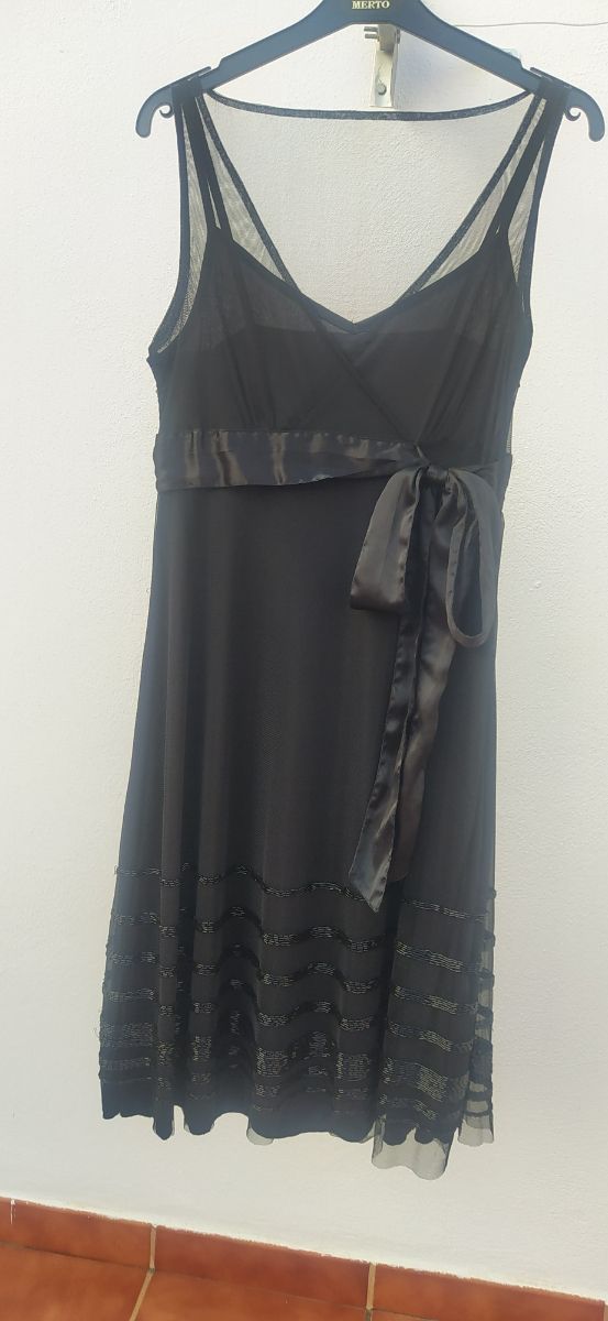 vestido elastico con pedrería, talla XL/ 42