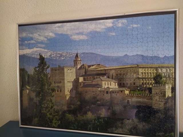 Cuadro Puzle enmarcado