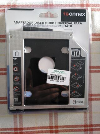 Adaptador SATA Disco duro- DVD