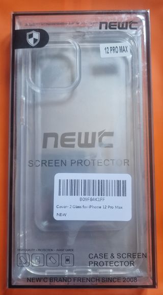 Funda y protector Iphone 12 Pro Max