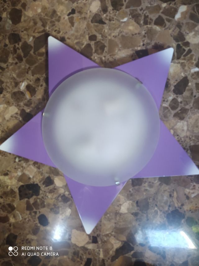 Preciosa lámpara rústica de techo + dos apliques