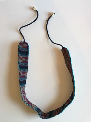 Cinturón abalorios y caracolas