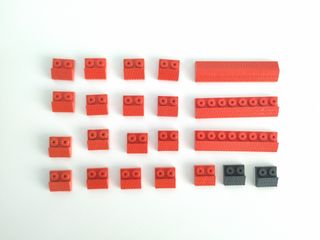 3X2 TENTE EXIN LOTE 22 PIEZAS TEJADO TEJAS VINTAGE