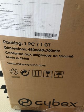 Silla coche CYBEX Aton + base isofix