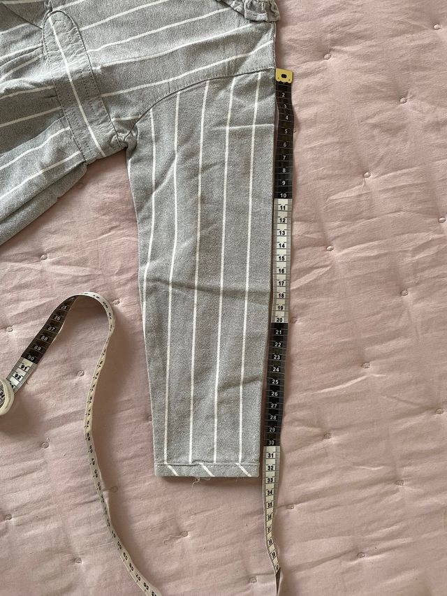 Blusa Gocco rayas grises y blancas T3-4