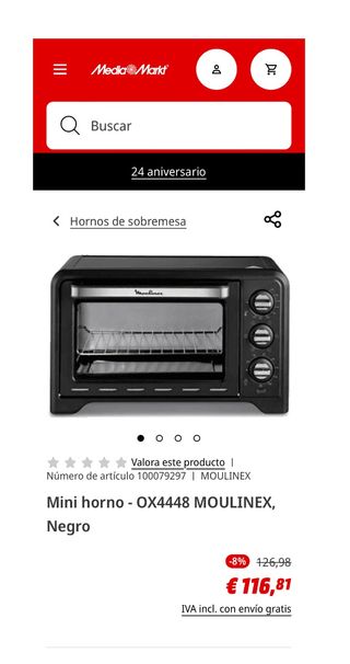 Horno MOULINEX