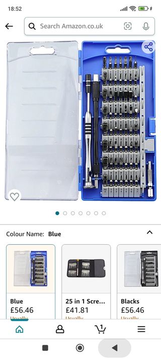 Kit de puntas de destornillador imantado nuevo.