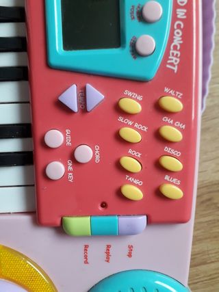 Teclado musical de Juguettos