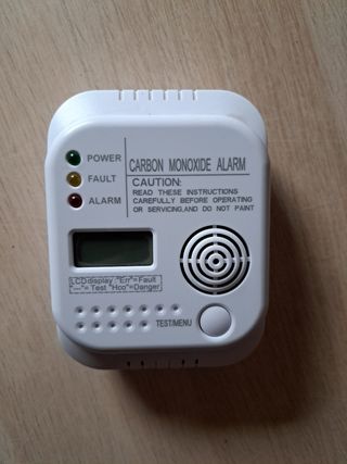 Detector de Monoxido de Carbono.