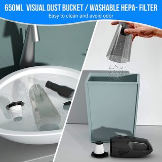 ASPIRADOR COCHE INALAMBRICO 9000pa BATERIA LITIO