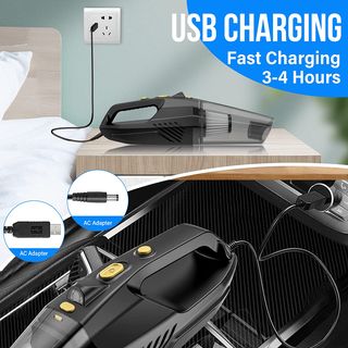 ASPIRADOR COCHE INALAMBRICO 9000pa BATERIA LITIO