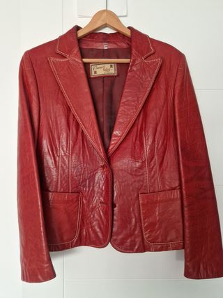 Chaqueta de cuero talla 44
