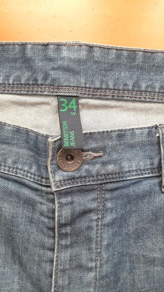 Pantalón Benetton Jeans / Vaqueros. Talla M