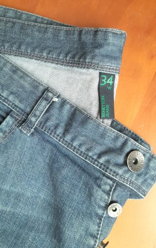 Pantalón Benetton Jeans / Vaqueros. Talla M