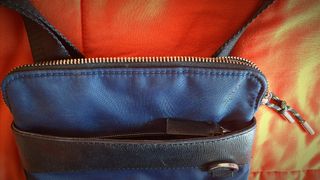Bolso bandolera Zara - azul