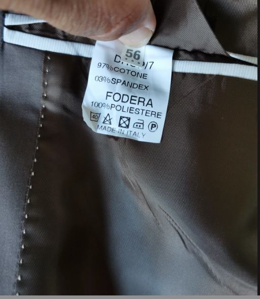 Completo Uomo Giacca Pantalone taglia 56 Sorbino