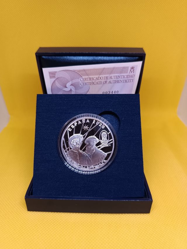 Moneda 10 euros plata España año 2020