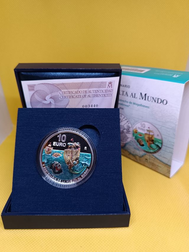 Moneda 10 euros plata España año 2020