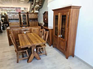 Mobili da soggiorno rustici in rovere massiccio