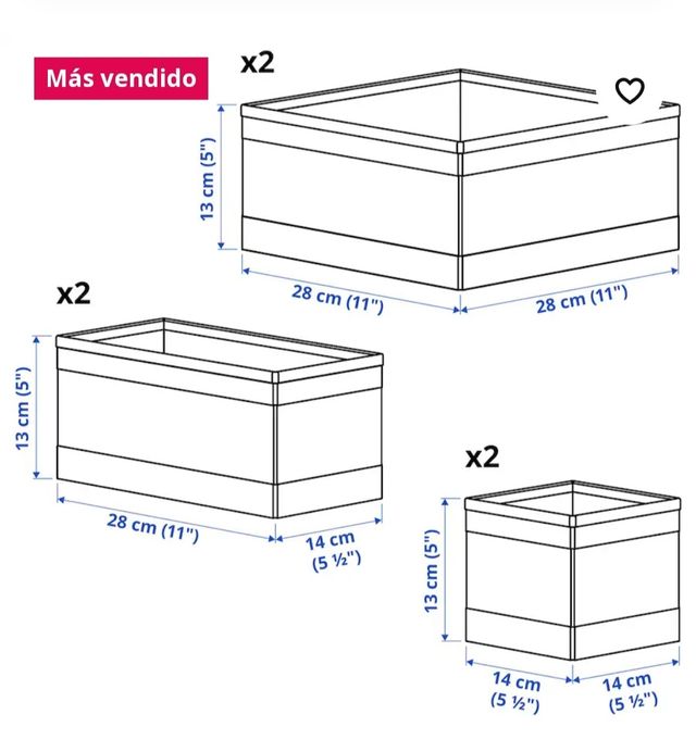 cajas almacenamiento 