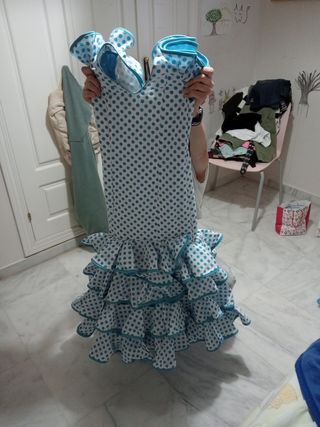 Traje flamenca niña