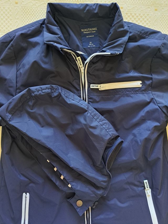 Chaqueta primavera chico como cortavientos