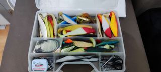 Pesca, señuelos de vinilo 