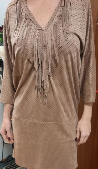 vestido casual teriayabar flecos OFERTA