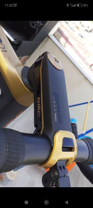 BMC Teammachine slr01 gold-black 2020 Talla 56