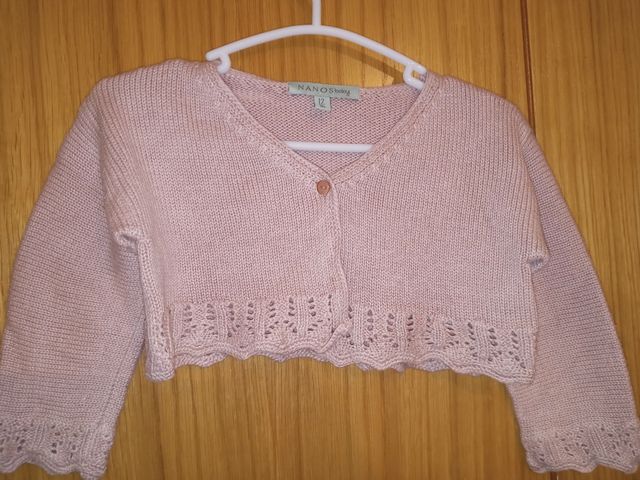 Vestido flores NANOS con chaqueta