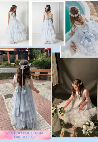 VESTIDO COMUNIÓN HORTENSIA MAESO 