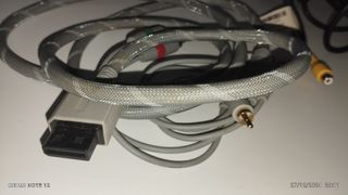Cabo wii para tv e dois cabos vga em boas condicoe