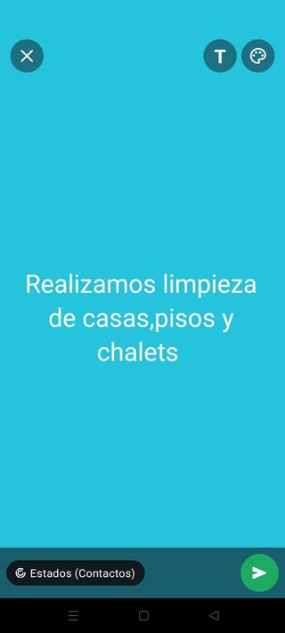 Cuidador y para limpiar