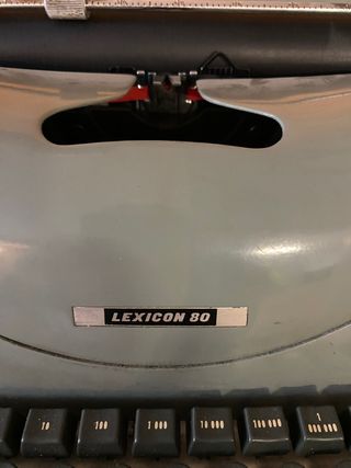 Máquina de escribir vintage