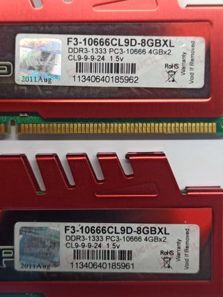 Memoria DDR3 G.Skill Ripjaws 8GB 1333Mhz