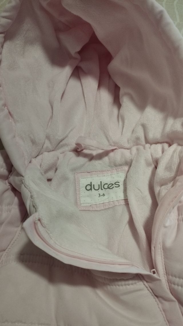 Buzo bebé 3-6 meses el corte ingles rosa nuevo 