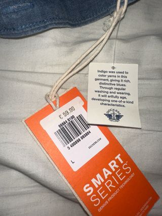 Camisa vaquera manga larga Dockers